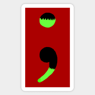 semi-colon Magnet